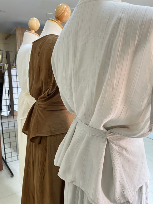 Women Summer Flowy Flare Skirts With Cowls Neck Loose Tops Sets